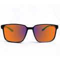 Sleepaxa Voilav Matte Black Sleep Glasses – 100% Blue & Green Light Blocking (380–550nm) | Fall Asleep Faster, Wake Up Fresh | Lab-Tested · UV400 (Amber / Red)