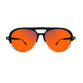 Sleepaxa Opulent Carbon Grey Sleep Glasses – 100% Blue & Green Light Blocking (380–550nm) | Fall Asleep Faster, Wake Up Fresh | Lab-Tested · UV400 (Amber / Red)