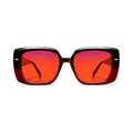 Sleepaxa Retrion Sleep Glasses – 100% Blue & Green Light Blocking (380–550nm) | Night Shift & Late-Night Screens | Lab-Tested · UV400 (Amber / Red)