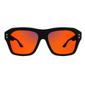 Sleepaxa Celestial Jet Black Sleep Glasses – 100% Blue & Green Light Blocking (380–550nm) | Deep Sleep & Insomnia | Lab-Tested · UV400 (Amber / Red)