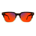 Sleepaxa Artisan Espresso Brown Sleep Glasses – 100% Blue & Green Light Blocking (380–550nm) | Sleep Optimization & Biohacking | Lab-Tested · UV400 (Amber / Red)