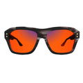 Sleepaxa Celestial Beaver Brown Sleep Glasses – 100% Blue & Green Light Blocking (380–550nm) | Night Shift & Late-Night Screens | Lab-Tested · UV400 (Amber / Red)
