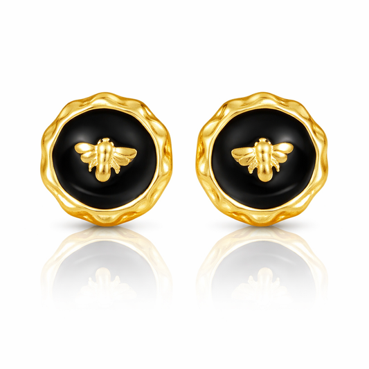 Noir Apis Studs