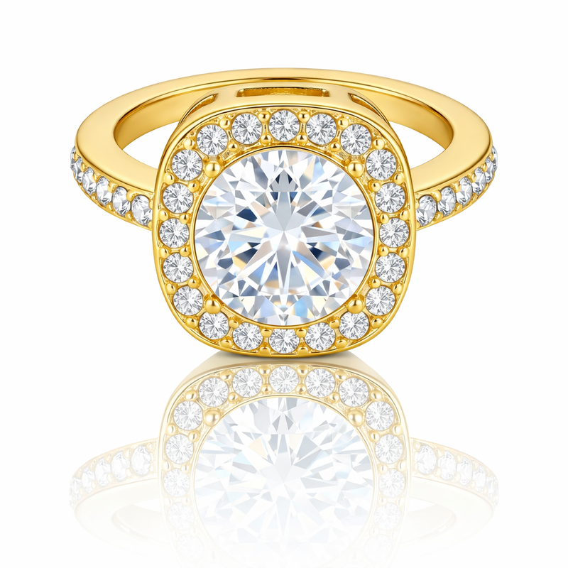 Solviera Halo Ring