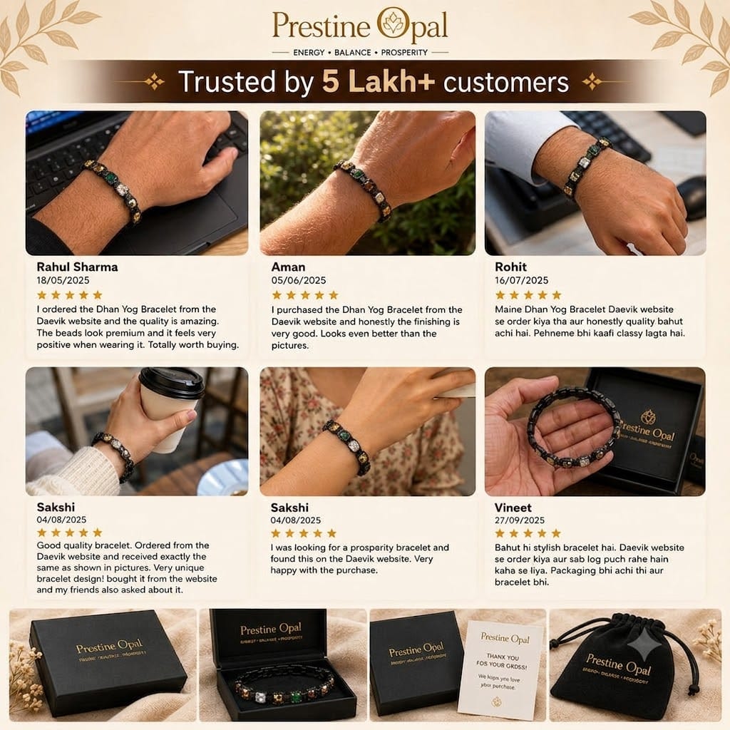 Rinmukteshwar Siddh Metal Dhan Yog™ Bracelet (Matte Black): Lab Certified, Customised & Energized Bracelet for Man & Women