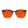 Sleepaxa Solstice Copper Rose Sleep Glasses – 100% Blue & Green Light Blocking (380–550nm) | Melatonin & Circadian Rhythm | Lab-Tested · UV400 (Amber / Red)